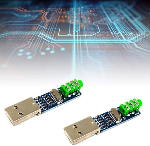 Comimark 1Pcs 5V USB Powered PCM2704 Mini USB Sound Card DAC Decoder Board for PC Computer...