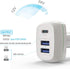 USB C Car Charger, 60W 3 Port Fast Charge Car Charger with USB C PD3.0 & Dual USB-A, for 12/12 Pro Max/12 Mini/11/11 Pro Max/XR/X/8/7, Galaxy S10/...