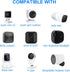 30ft/9m Power Extension Cable for WyzeCam/WyzeCam V3/ WyzeCam Pan/Wyze Cam Pan V2/ KasaCam/NestCam Indoor/Yi Cam,USB to Micro USB Charging (2pcs)...
