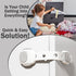 Cabinet Locks Baby Proofing Straps - Child Proof Refrigerator Lock Pack 6 Stove Oven Locks Door Strap for Kids Childproof Safety Cupboard Locks, 3...