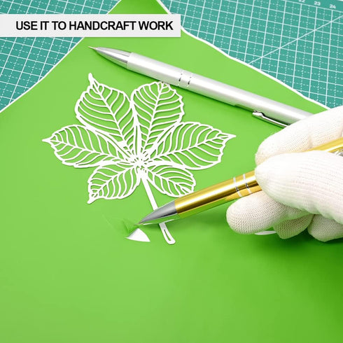 2 Pack Pin Pen Weeding Tool for Vinyl, Bubble Air Release Pen Vinyl Wrap Tool, Retractable Pen Pin Point Craft Weeding Pen...