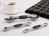 Magnetic Measuring Spoons Set of 5 Stainless Steel Dual Sided Stackable Teaspoon for Measuring Dry and Liquid Ingredients...