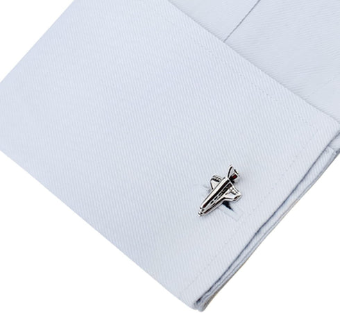 Space Shuttle Cufflinks Plane Astronaut Moon Craft Orbital...