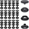 240 Pieces Metal Snap Fastener Kit, BetterJonny 15mm Brass Heavy Duty Snap Button Press Stud Cap for Marine Boat Canvas Bag Leather DIY Craft Blac...
