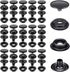 240 Pieces Metal Snap Fastener Kit, BetterJonny 15mm Brass Heavy Duty Snap Button Press Stud Cap for Marine Boat Canvas Bag Leather DIY Craft Blac...