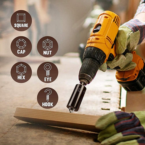 PASTACO Universal Socket Tool Set with Power Drill Adapter - Christmas Gifts for Men...