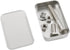 2Pcs Portable Floss Picks Dispenser, Empty 3.19 * 2.05 * 0.63inch / 8.1 * 5.2 * 1.6cm Floss Picks Metal Case, Mini Reusable Floss Pick Holder Boxe...