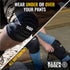 Klein Tools 60492 Knee Pads, Lightweight Padded Knee Sleeves, Breathable Mesh Back, Elastic Cuff with Slip-Resistant Silicone, Black, M/L...