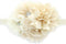 My Lello Shabby Fabric Flower Cluster Headbands Baby - Girls - Toddler Stretchy Elastic...