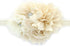 My Lello Shabby Fabric Flower Cluster Headbands Baby - Girls - Toddler Stretchy Elastic...