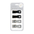 Baby Blanket Stroller Clips (4 Pack) | Australian Baby Gear Pram Attachment | Hooks Muslin to Stroller | Infant/Toddler | Black/Grey...