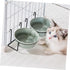 1 Set Hanging Pet Bowl Hanging Kennel Water Bowl Puppy Cages Pet Feeder Cat Accessories Dog Dish Food Bowl with Rack Raised Pet Bowl Pain Crate Ce...