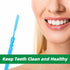 2280Pcs Double Head Plastic Toothpick Dental Floss Interdenta Brush Teeth Stick Oral Care Tooth Picks for Teeth Cleaning...