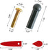 Prize Wheel Pegs & Red Pointer Replacement Kit Spinning Wheel Replacement for Trade Show Carnival Party Pub...