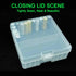 Fielect 100 x AA Battery Storage Case Holder Organizer Box Transparent...