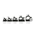 Cable Clips, GLE2016 Self-Adhesive Wire Holder Cable Organizer Cord Management Clamps with Adjustable Backed 20 Pack Black...