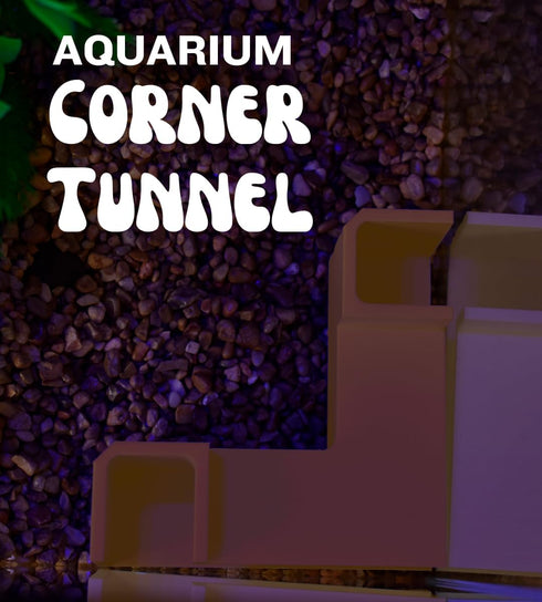 Chatelet REEFSHAPE - Aquarium Underground Tunnel | Fish & Shrimp Hideout for Aquariums | Unique Underground Viewing Tunnel | Made in USA (Corner T...