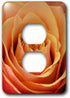 3dRose lsp_31363_6 Sweet Peach Rose Flower Photography Outlet Cover, Multi-Color...