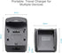 NP-W126 Camera Battery Charger with LCD Display USB Port Portable Travel Car Battery Charger for Fuji Fujifilm FinePix HS30EXR HS35EXR HS50EXR X S...