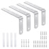 furniture anchors anti-tip baby proofing: Safety Straps Kit for Dresser Secure 400 lbs Bookcase to Wall Cabinet Wall Anchor 4 Pack...