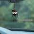Car Rearview Mirror Hanging Ornament,Crochet Flower Basket Plant Car Accessories,Handmade Knitted Car Ornament Boho Car Accessories for Women (Cut...