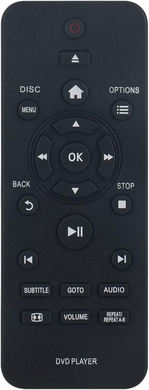 PERFASCIN Replacement Remote RC-5721 Fit for Philips DVD Player DVP2880 DVP3602 DVP3602/F7 VD2433 DVP3864K DVP3864K/51 DVP3868G DVP3850G DVP3850K ...