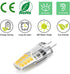 G4 LED Bulb 3W Equivalent to 20W 25W T3 JC Type Bi-Pin G4 Halogen Bulb,AC/DC 12V Warm White 3000K G4 Base Bulbs for Under Cabinet Light,Puck Light...