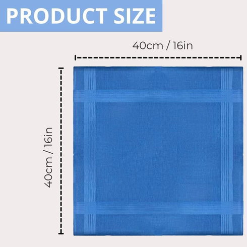 8 Pack Men's Handkerchiefs Cotton Handkerchiefs for Men 16 inch Large Mens Pocket Square Hankies Gents Hankerchieves for Men Women...
