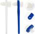 Beavorty 2pcs Two-Sided Denture Brush Denture Cleaning Brush Denture Toothbrushes Toothbrush for False Teeth Denture Cleaner False Teeth Cleaning ...