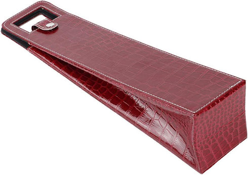 Wine Tote Bag 1 bottle PU Resuable Leather Single Wine Tote Holder Insulated Wine Tote Bag Champagne Beer Gift Bags Carrier(red)...