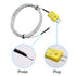 TWTADE 5pcs 3M K Type Mini-Connector Thermocouple Temperature Probe Sensor Measure Range -50~350°C...