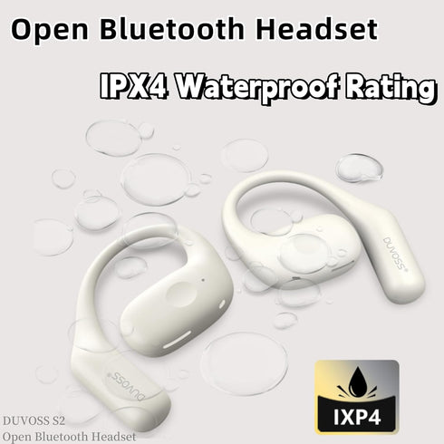 Open Ear Headphones, True Wireless Earbuds with Microphone,Lightweight, Bluetooth 5.3 Headphones with IPX4 Waterproof, Headsets with Earhooks, Air...