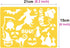 Drawing Stencils Set for Kids, 20 pcs DIY Drawing Template,Bullet Journal Stencil,Over 300 Different Patterns,Reusable Washable Craft...