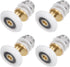 uxcell Shower Door Roller Runner Wheel 25mm Diameter Replacement Part Bathroom Glass Shower Sliding Door Runner Roller, (1 Set 4pcs)...