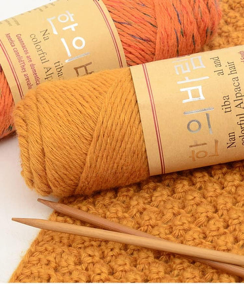 3 Balls Thick Warm Alpaca Wool Mink Cashmere Knitting Yarn for Crocheting Hand-Woven 300g (Light Gray)...