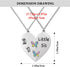 MJartoria Best Friend Necklaces BFF Necklace for 2 Friendship Valentines Day Gifts Matching Heart Pendant Necklace Best Friends Forever (Silver, B...