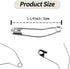 120 Pieces Quilting Pins 1-1/4inch / 32mm Curved Safety Pins Size 1 Basting Pins Nickel-Plated Steel(#1)...