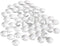 HAUTOCO 60 Pieces Glass Dome Cabochons Clear Round Cabochons Tiles, Non-calibrated Round 1 inch/25mm for Cameo Pendants Photo Jewelry Necklaces...