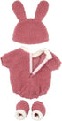 AISITE 18-20 Inch Baby Doll Clothes - 3 Piece Pink Romper, Bunny Hat and Socks Set for Reborn Baby Girl (Dolls NOT Included)...