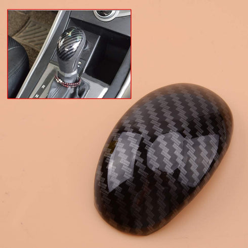beler Carbon Fiber Style Interior Gear Shift Lever Knob Cover Trim Fit for Hyundai Elantra 2011-2016...