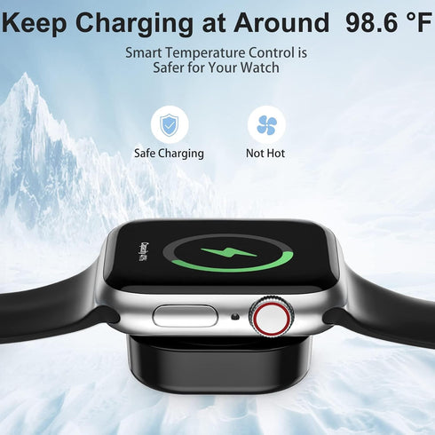 for Apple Watch Charger USB, 1.6ft iwatch Charger Fast Charging Cable, Compatible with Apple Watch Series 9 8 7 6 5 4 3 2 SE SE2 Ultra, Magnetic C...