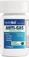HealthA2Z® Gas Relief Simethicone | 125mg | Extra Strength | Relieves from Stomach Discomfort and Gas | Anti Flatulence | Relieves Gas Fast and Bl...