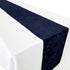Koyal Wholesale Velvet Table Runner - Extra Long, Farmhouse Style, Velvet Linen (19 x 120-Inch, Navy Blue)...