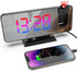 Digital Clock for Bedroom, Projection Alarm Clock with Projection on Ceiling, Projector Clock for Bedroom Ceiling, Digital Alarm Clock That Projec...