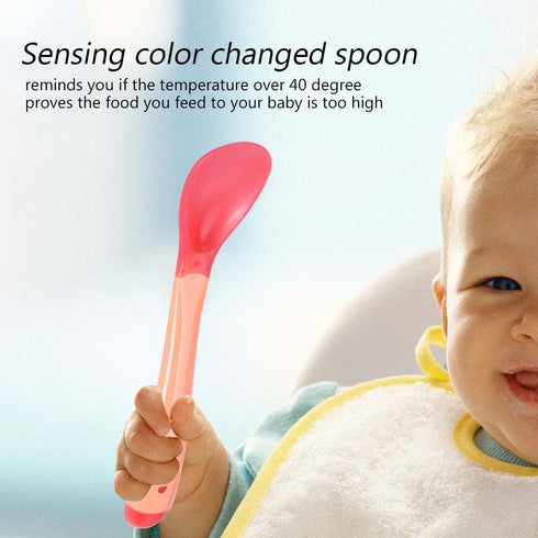 Suction Bowls for Baby, Children Slip Resistant Feeding Bowls with Sensing Spoon Cover for Home(Pink)...