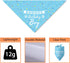 Dog Birthday Bandanas Boy Dog Birthday Outfit Decorations Scarf Gifts for Birthday Boy Dog Puppy Pet Happy Birthday Blue Dog Bandana Dog First Bir...