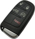 J-ACCES Key Fob Case Shell Fit for Jeep Grand Cherokee Dodge Challenger Charger Dart Durango Journey Chrysler 300...