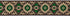 Designer’s Shop Jacquard Metallic Gold Floral Ribbon Trim 2-3/16" (56mm) x 4.5 Yards DIY for Sewing Crafting JL 125 (Gold-Green)...