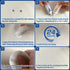 Porcelain Repair Kit, Porcelain Sink Chip Repair Kit White, Sink & Tub Repair Kit, Quickly Fix Chips, Cracks, Holes & Scratchs with Super Adhesion...