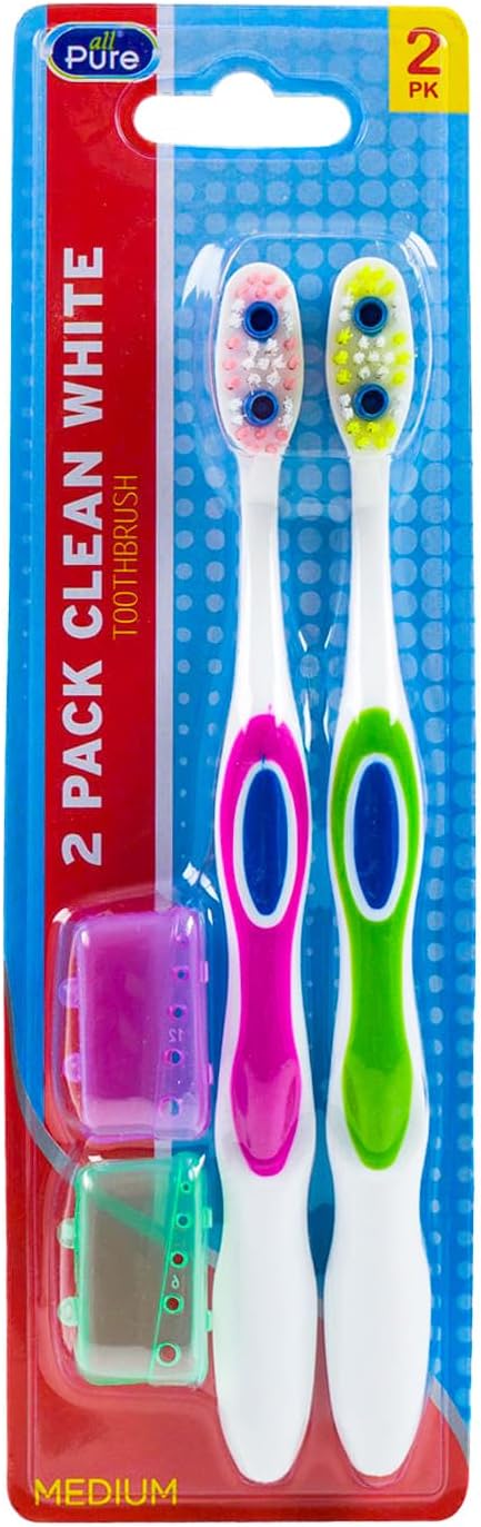Oral Care Traveling Kit for Adults - Bundle with Travel Toothbrush, Floss, Toothpaste, and More for Men and Women | TSA Friendly Toothbrush Set...